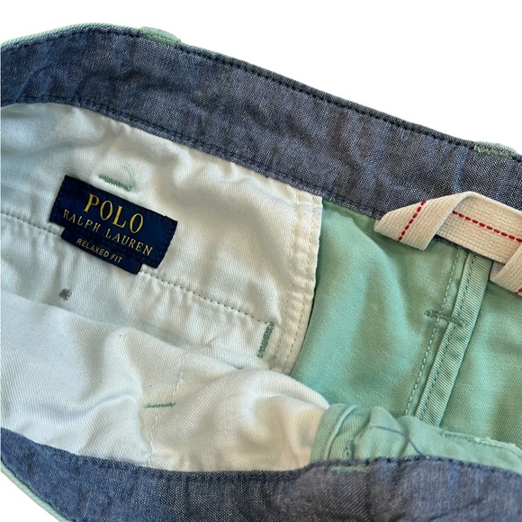 EUC Men’s Light Green/Mint Polo Ralph Lauren Relaxed Fit 10” Shorts - Picture 4 of 9